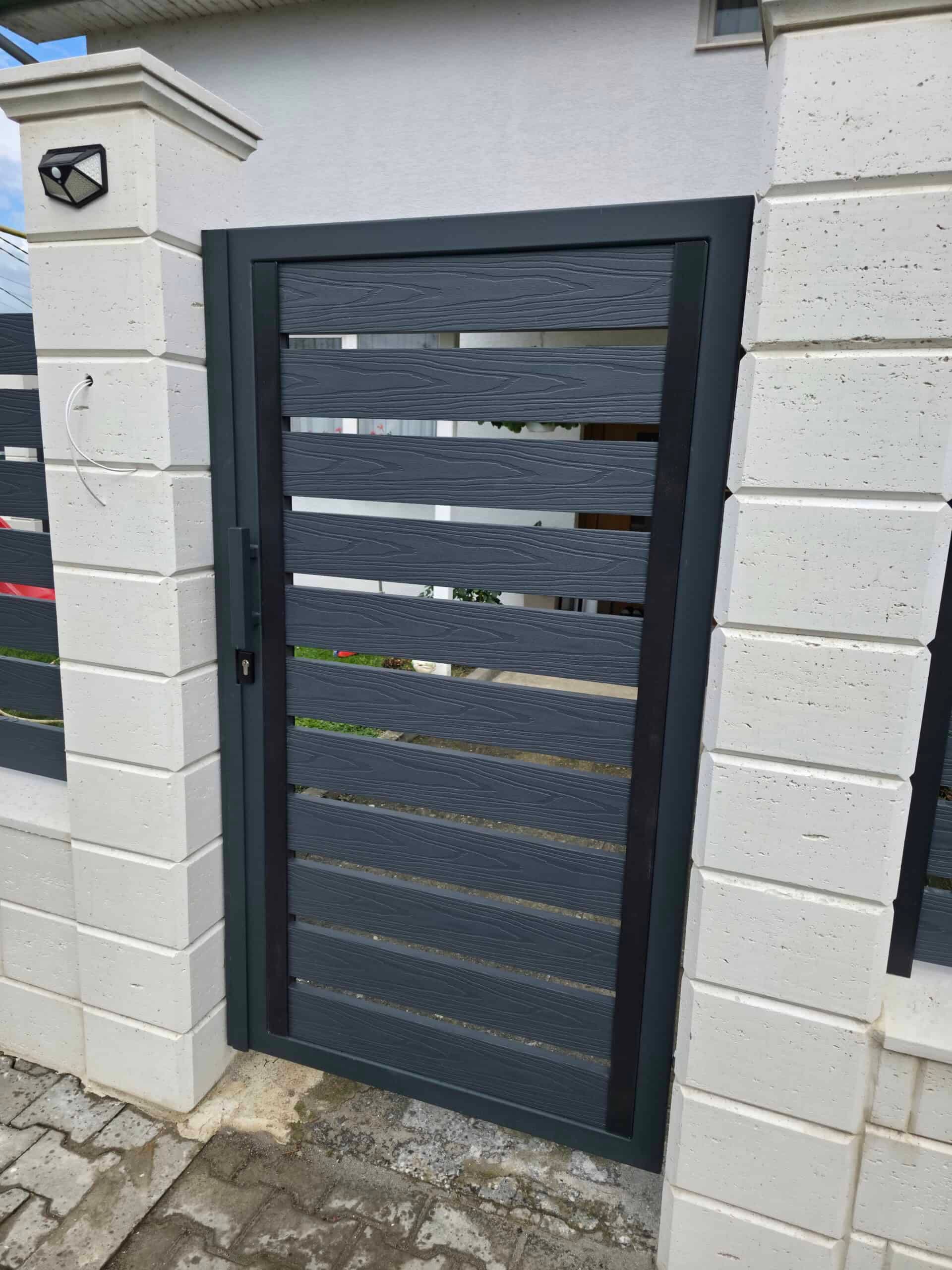 Poartă metalică modernă – ProWeldingArt Hunedoara